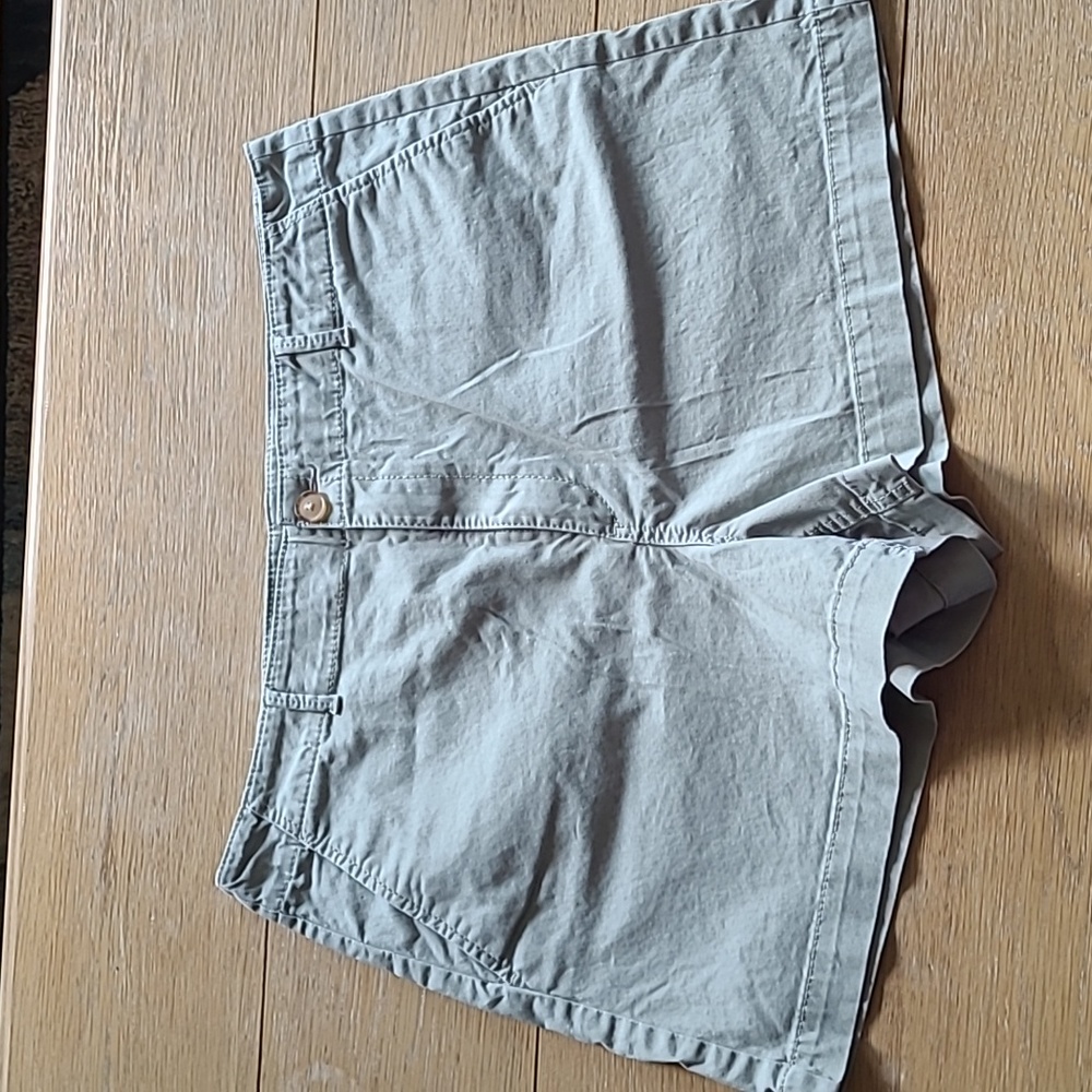 Loft washed twill shorts